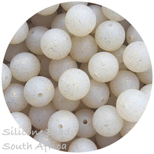 Load image into Gallery viewer, GLOW in the dark Glitter Beads 12mm and 15mm