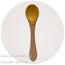 Load image into Gallery viewer, Baby Spoons- Silicone/Wood
