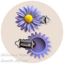 Load image into Gallery viewer, Floral Silicone Dummy Clips