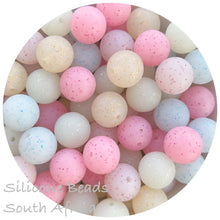 Load image into Gallery viewer, GLOW in the dark Glitter Beads 12mm and 15mm