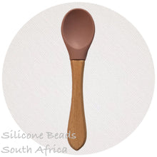 Load image into Gallery viewer, Baby Spoons- Silicone/Wood
