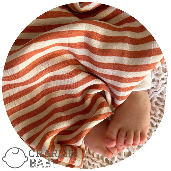 Muslin Blanket- Stocky Stripes
