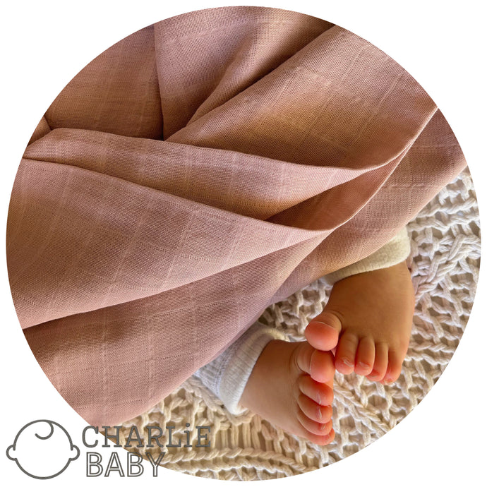 Muslin Blanket- Tinky Pink