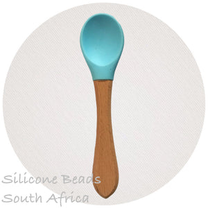 Baby Spoons- Silicone/Wood