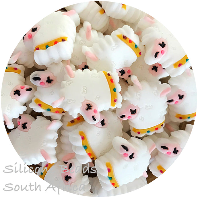 Llama Face Beads