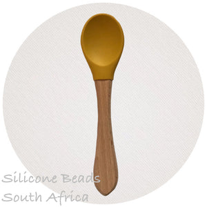 Baby Spoons- Silicone/Wood