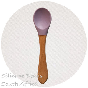 Baby Spoons- Silicone/Wood
