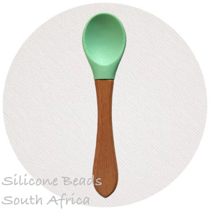 Baby Spoons- Silicone/Wood