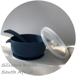 Silicone Suction Bowls with Lid