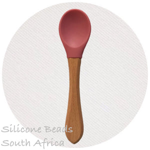 Baby Spoons- Silicone/Wood