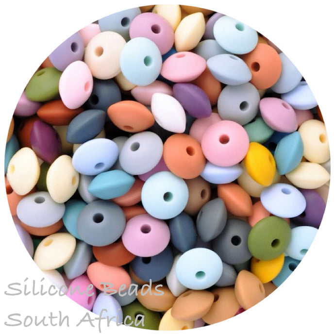 Lentil Beads 12mm