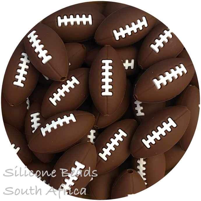 Rugby Ball Beads